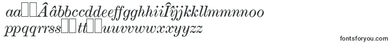 フォントModestoItalic – ルーマニアのフォント