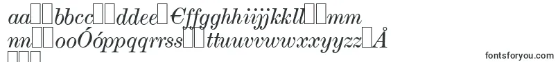 Fonte ModestoItalic – fontes polonesas