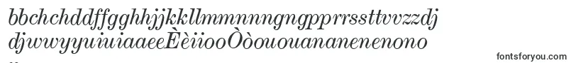 Fonte ModestoItalic – fontes crioulas
