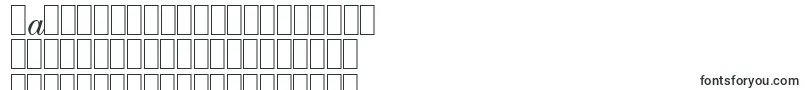 ModestoItalic-fontti – kirgisian fontit