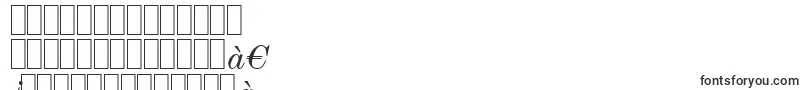 ModestoItalic-Schriftart – nepalesische Schriften