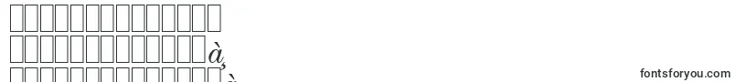 Police ModestoItalic – polices thaïlandaises
