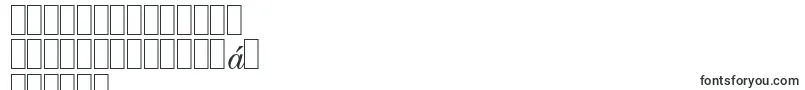 フォントModestoItalic – ビルマ語の文字