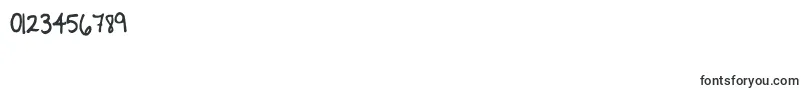 Kittyspoon Font – Fonts for Numbers and Digits