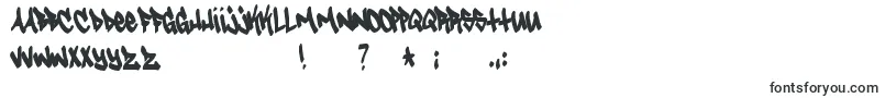 Шрифт Tagster – граффити шрифты