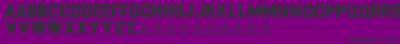 FarenheightPersonalUse Font – Black Fonts on Purple Background