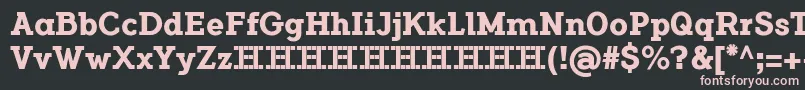 FlamanteSerifBoldFfp Font – Pink Fonts on Black Background