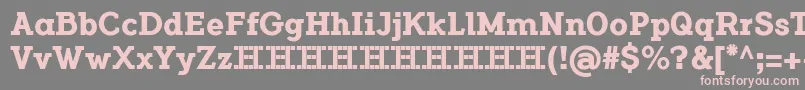FlamanteSerifBoldFfp Font – Pink Fonts on Gray Background