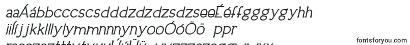 Шрифт DowntownEleganceBoldItalic – венгерские шрифты