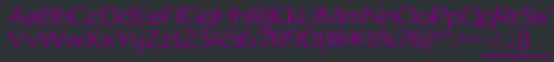 OhitashirgRegular Font – Purple Fonts on Black Background