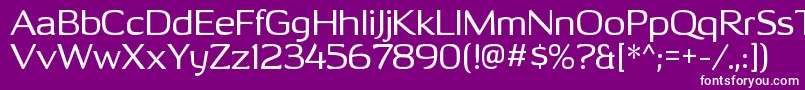 OhitashirgRegular Font – White Fonts on Purple Background