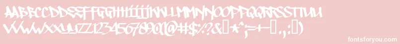 Más sobre la fuente Illegaledding fuente Illegaledding – Fuentes Blancas Sobre Fondo Rosa