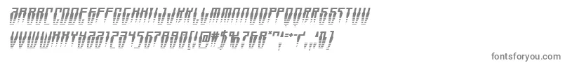 フォントSwordtoothhalfital – 白い背景に灰色の文字