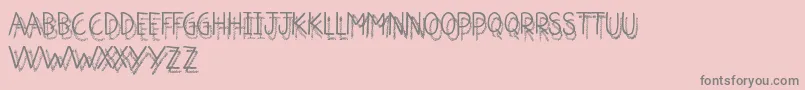 Шрифт ShadowJumper – серые шрифты на розовом фоне