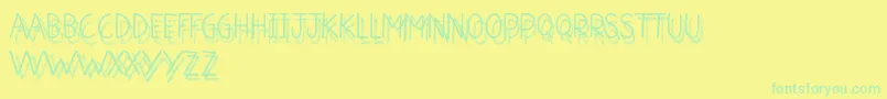 Подробнее о шрифте ShadowJumper Шрифт ShadowJumper – зелёные шрифты на жёлтом фоне