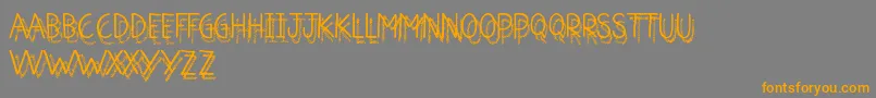 ShadowJumper Font – Orange Fonts on Gray Background