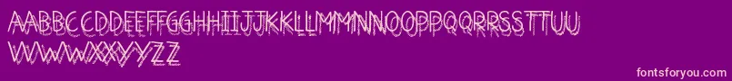 ShadowJumper Font – Pink Fonts on Purple Background