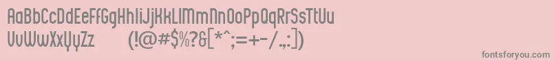 BiscuitProDemo Font – Gray Fonts on Pink Background