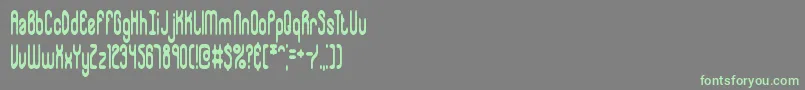 Whipsnap Font – Green Fonts on Gray Background