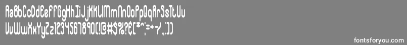 Whipsnap Font – White Fonts on Gray Background