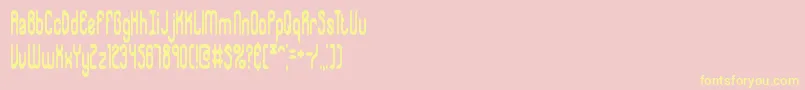 Whipsnap Font – Yellow Fonts on Pink Background