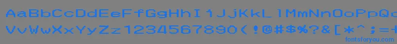 Подробнее о шрифте MerchantCopyWide Шрифт MerchantCopyWide – синие шрифты на сером фоне