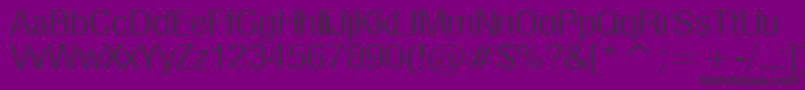 Milflt Font – Black Fonts on Purple Background