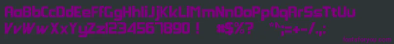fuente GroovyFast – Fuentes Moradas Sobre Fondo Negro