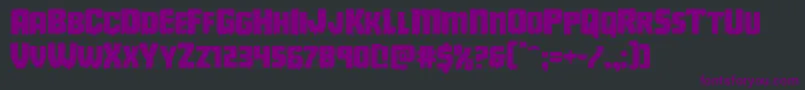 Deathbloodexpand Font – Purple Fonts on Black Background