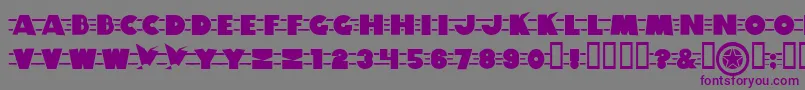 More about Tiltawhirl Font Tiltawhirl Font – Purple Fonts on Gray Background