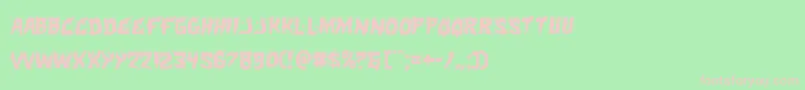 Hotkiss Font – Pink Fonts on Green Background