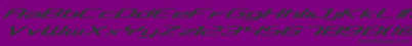 ConcielianExpanded Font – Black Fonts on Purple Background