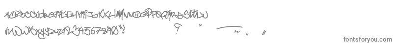More about CrazyWriterz Font CrazyWriterz Font – Gray Fonts on White Background