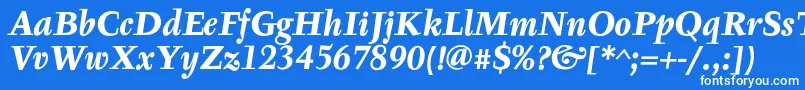 fuente TyfaTextOtBoldItalic – Fuentes Blancas Sobre Fondo Azul
