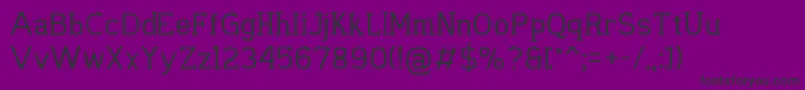 CarvedRock-Schriftart – Schwarze Schriften auf violettem Hintergrund