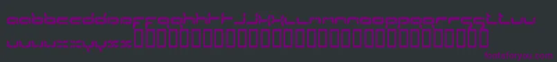 Forganik Font – Purple Fonts on Black Background