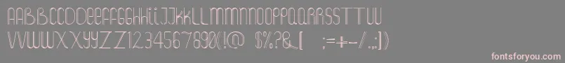 Salt Font – Pink Fonts on Gray Background