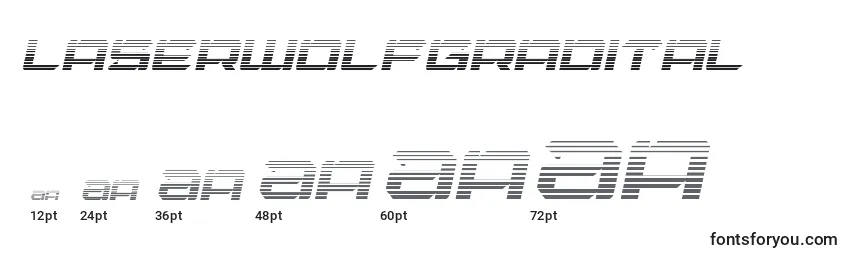 Laserwolfgradital Font Sizes