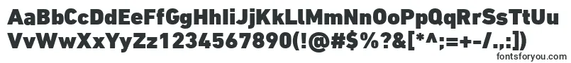 Czcionka DinNextLtArabicBlack – rosta typografia