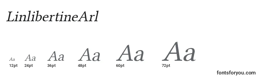 LinlibertineArl Font Sizes