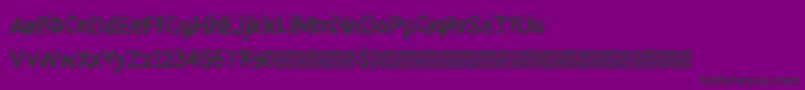 Eightieslocker Font – Black Fonts on Purple Background