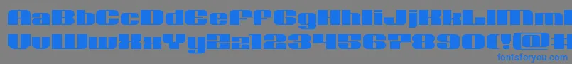 Nolocontendreexpand Font – Blue Fonts on Gray Background