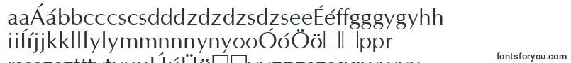 Шрифт Optan – венгерские шрифты