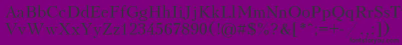 Ukrainiankudriashov Font – Black Fonts on Purple Background