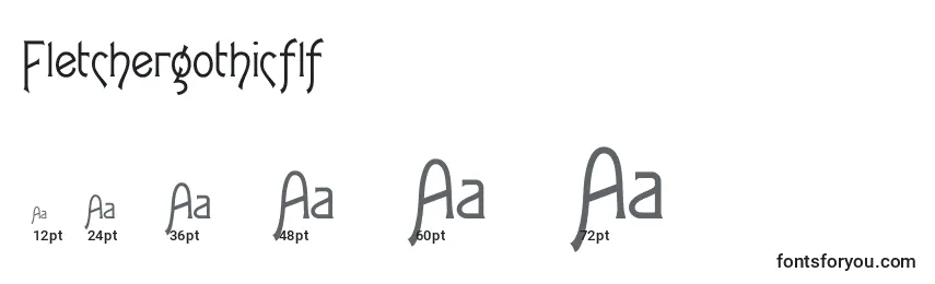 Fletchergothicflf Font Sizes