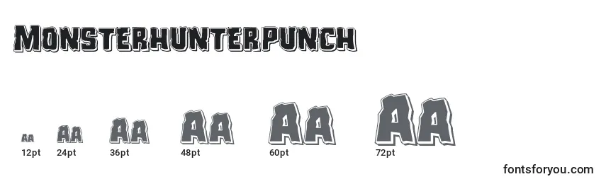 Monsterhunterpunch Font Sizes