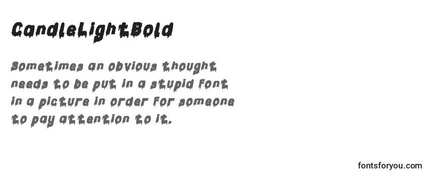 CandleLightBold-fontti