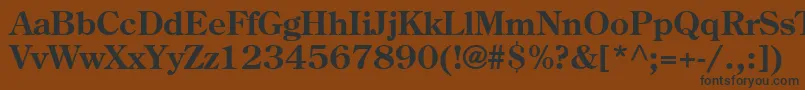 Agcoscb Font – Black Fonts on Brown Background