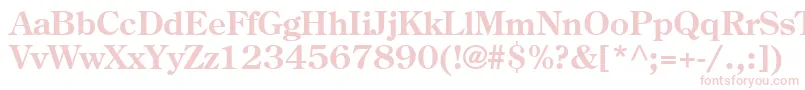 Agcoscb Font – Pink Fonts on White Background