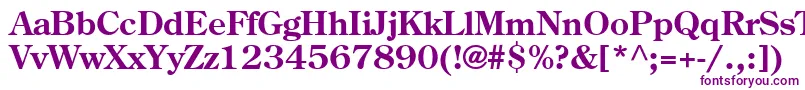 Agcoscb Font – Purple Fonts on White Background